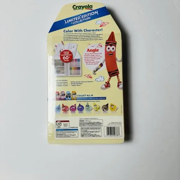 2025 CRAYOLA Limited Edition Retired Colors Art Set New Sealed 60 Pieces Angie - Picture 4 of 12